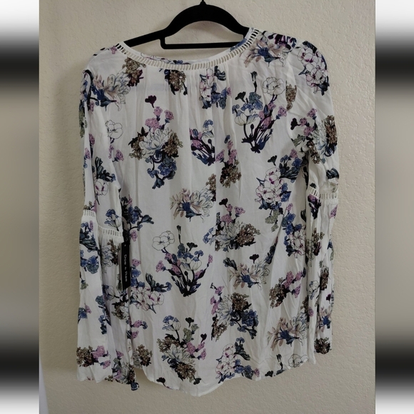 Doe & Rae X Revolve LS Floral Blouse Sz M NWT - Picture 5 of 13
